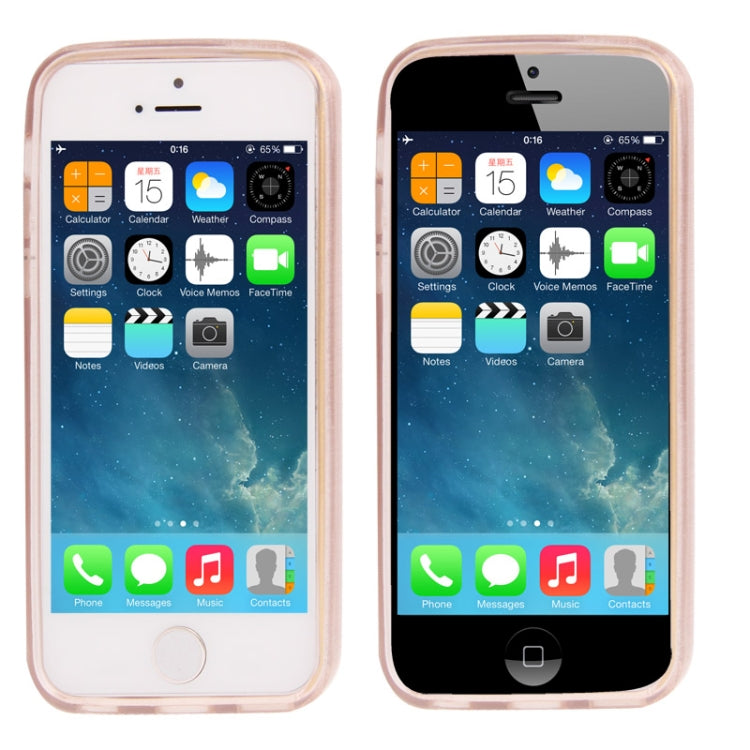 Brushed Texture TPU Protective Case for iPhone 5C