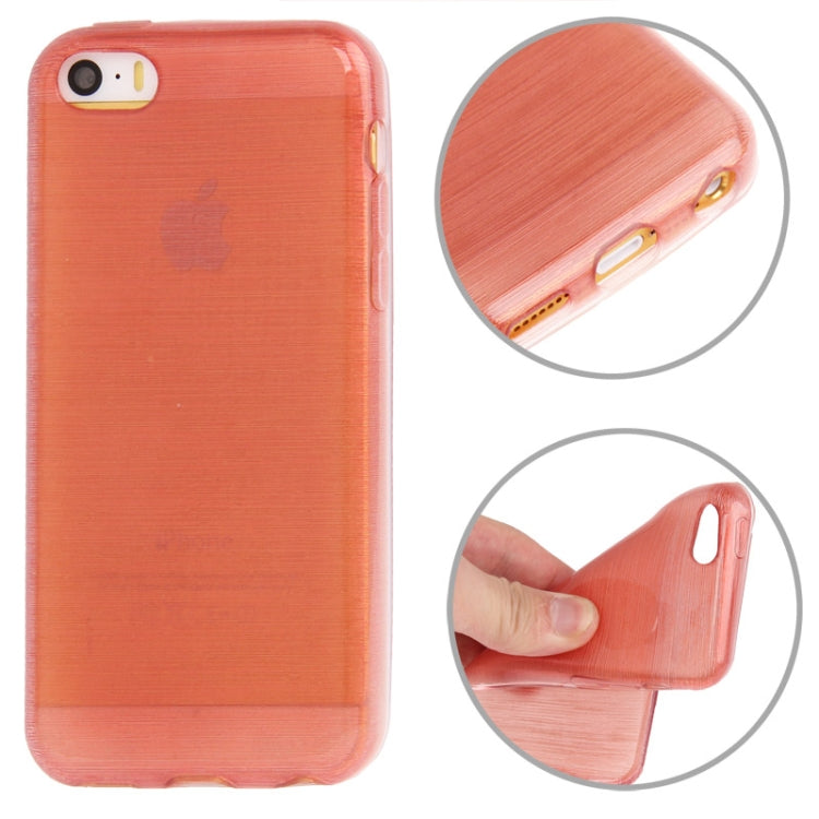 Brushed Texture TPU Protective Case for iPhone 5C