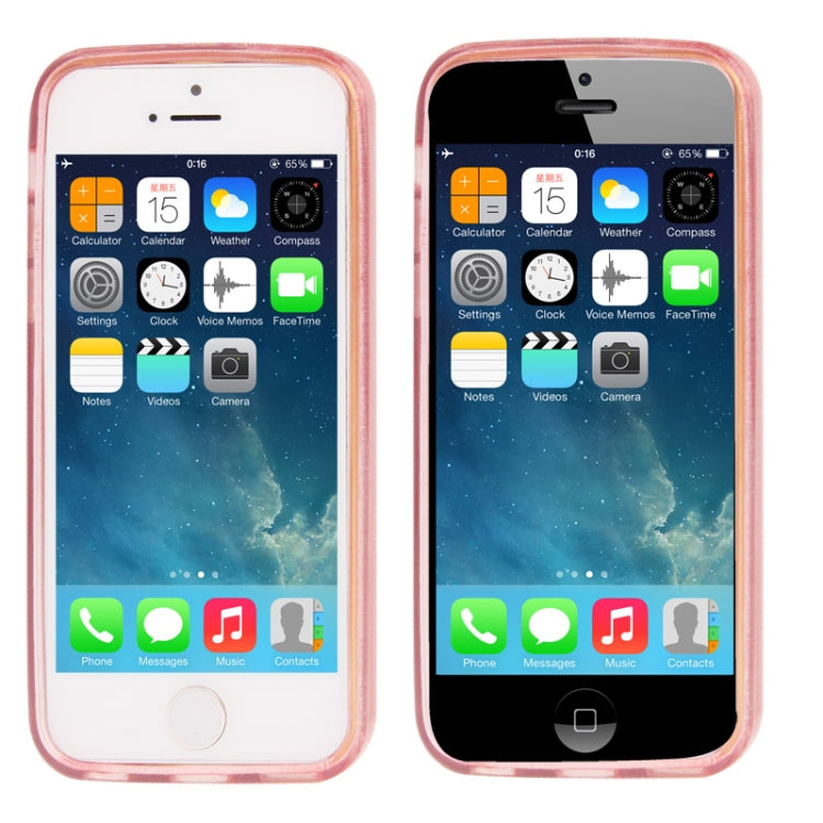 Brushed Texture TPU Protective Case for iPhone 5C