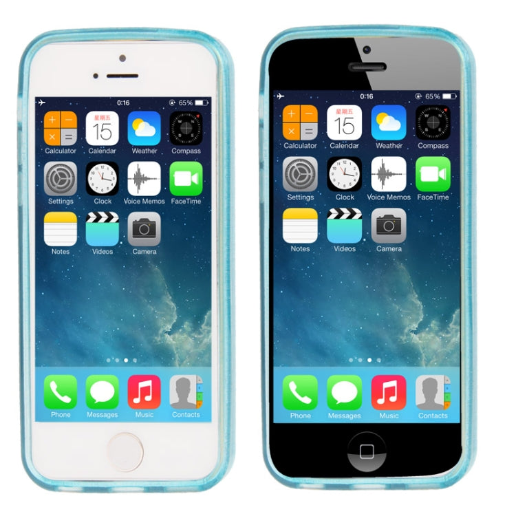 Brushed Texture TPU Protective Case for iPhone 5C
