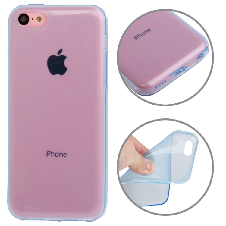 Translucent Signal-sided Frosted TPU Case for iPhone 5C