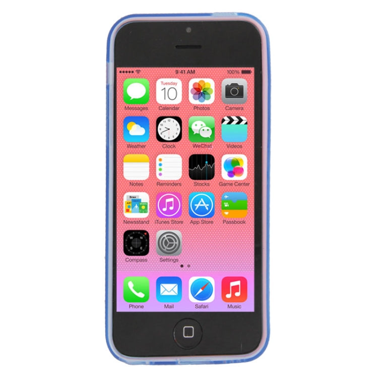 Translucent Signal-sided Frosted TPU Case for iPhone 5C