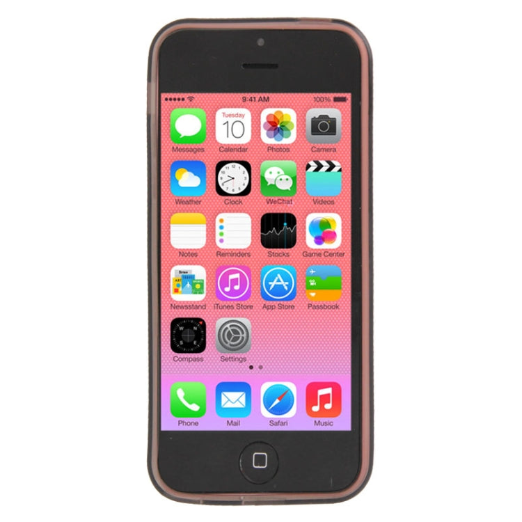 Translucent Signal-sided Frosted TPU Case for iPhone 5C