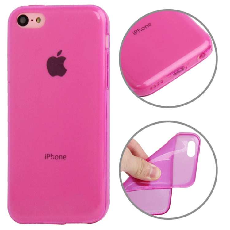 Translucent Signal-sided Frosted TPU Case for iPhone 5C