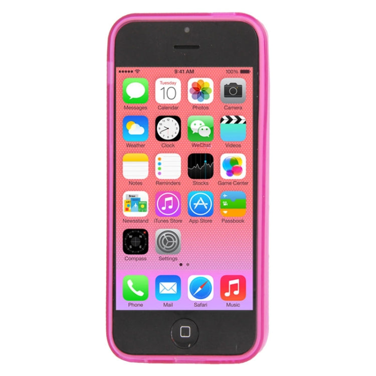 Translucent Signal-sided Frosted TPU Case for iPhone 5C