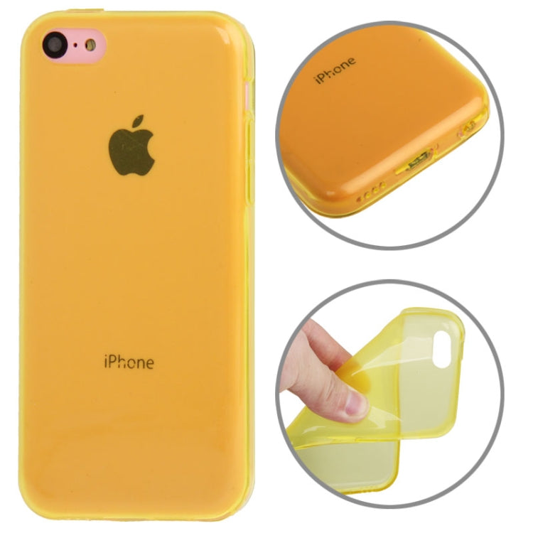 Translucent Signal-sided Frosted TPU Case for iPhone 5C
