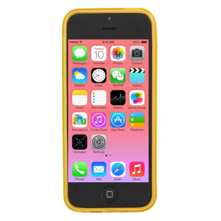 Translucent Signal-sided Frosted TPU Case for iPhone 5C