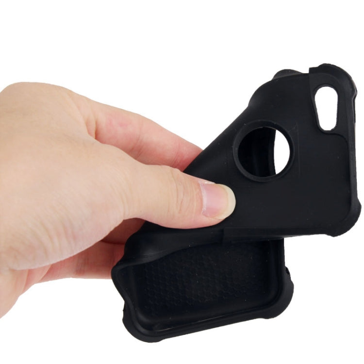 Honeycomb Texture Plastic + Silicone Combination Case with Screen Protector & Touch Pen for iPhone 5C