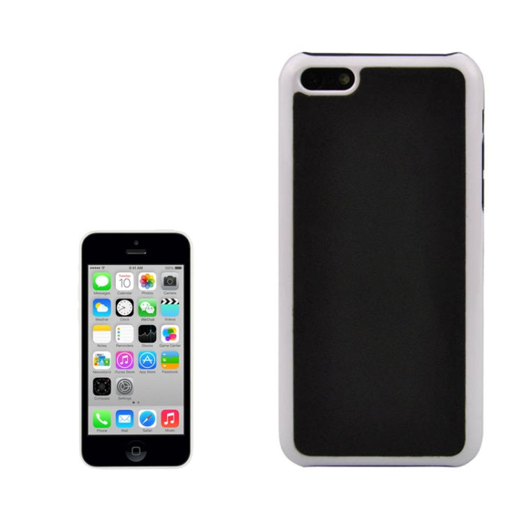 Mesh Style Frosted Texture Paste Skin Plastic Case for iPhone 5C