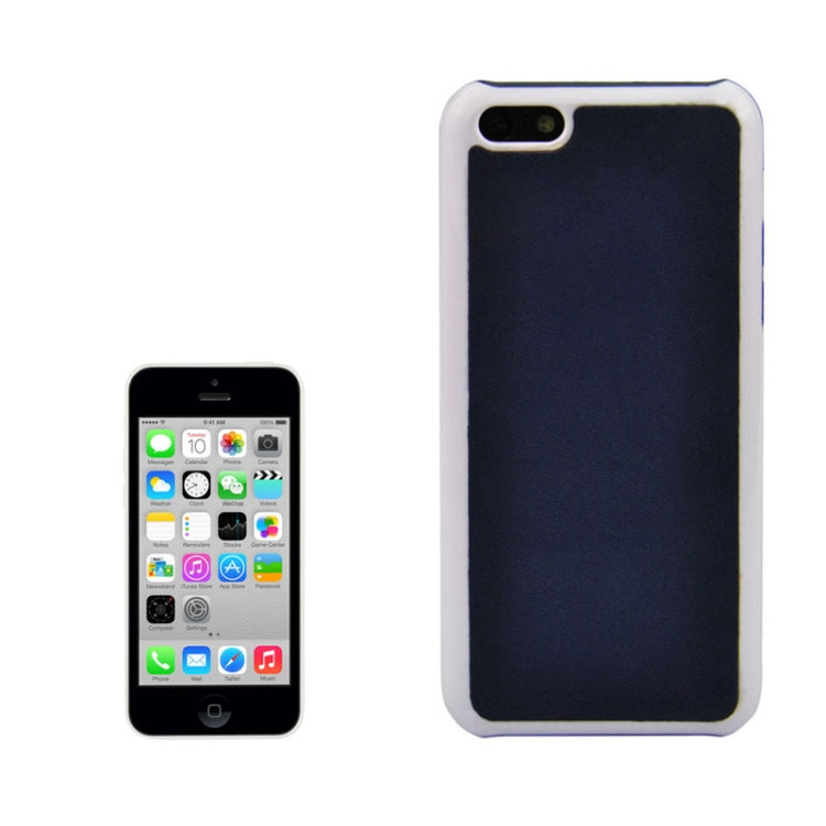 Mesh Style Frosted Texture Paste Skin Plastic Case for iPhone 5C