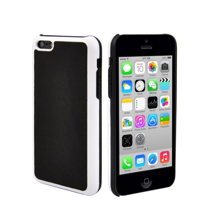 Mesh Style Frosted Texture Paste Skin Plastic Case for iPhone 5C