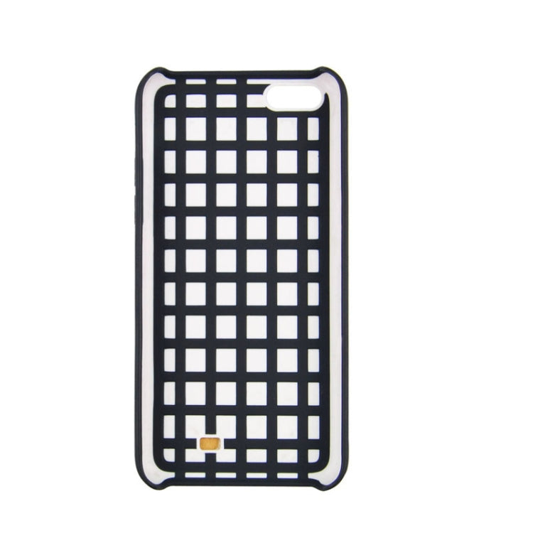 Mesh Style Frosted Texture Paste Skin Plastic Case for iPhone 5C