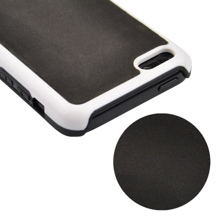 Mesh Style Frosted Texture Paste Skin Plastic Case for iPhone 5C
