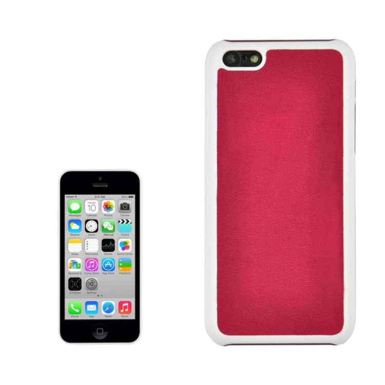 Mesh Style Frosted Texture Paste Skin Plastic Case for iPhone 5C