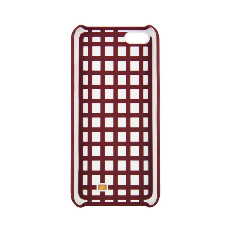 Mesh Style Frosted Texture Paste Skin Plastic Case for iPhone 5C