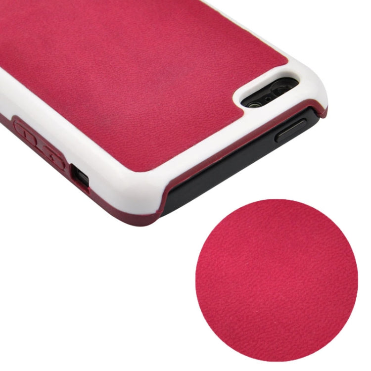 Mesh Style Frosted Texture Paste Skin Plastic Case for iPhone 5C
