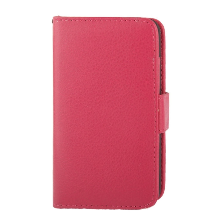 Litchi Texture Leather Case with Wallet & Lanyard for iPhone 5C
