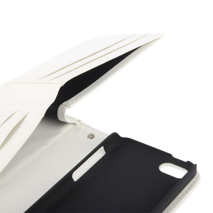 Litchi Texture Leather Case with Wallet & Lanyard for iPhone 5C