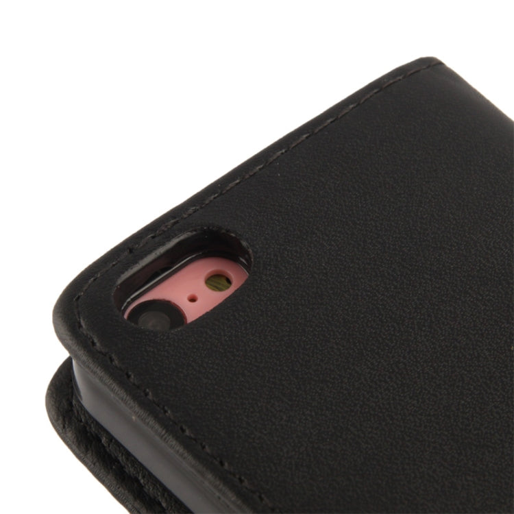 Flip Leather Case with Credit Card Slots for iPhone 5C