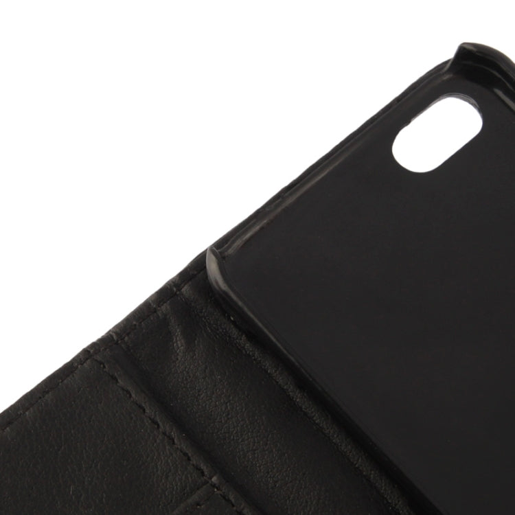 Flip Leather Case with Credit Card Slots for iPhone 5C