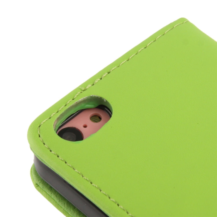 Flip Leather Case with Credit Card Slots for iPhone 5C