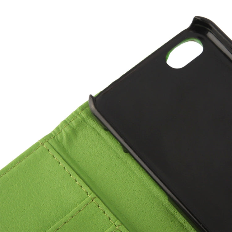 Flip Leather Case with Credit Card Slots for iPhone 5C