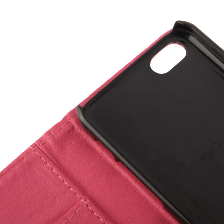 Flip Leather Case with Credit Card Slots for iPhone 5C