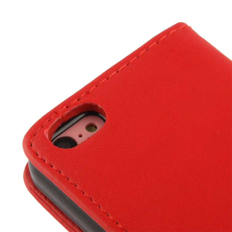 Flip Leather Case with Credit Card Slots for iPhone 5C