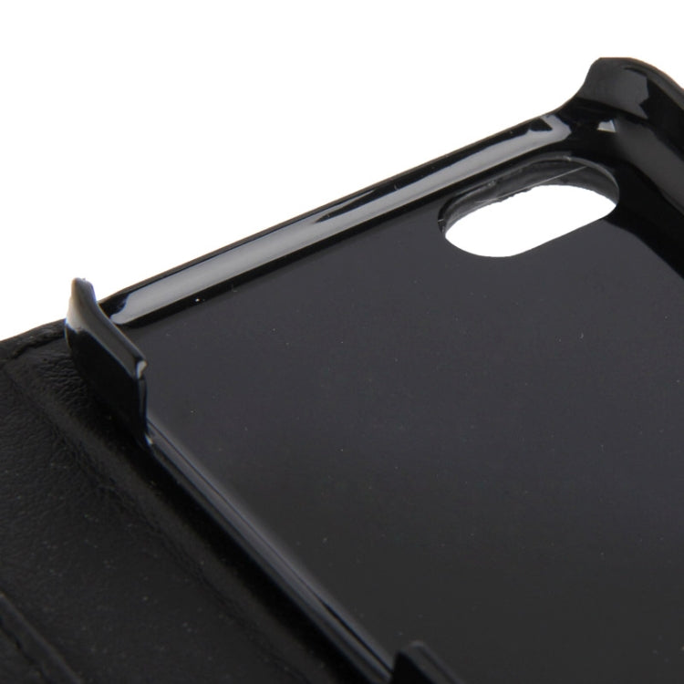 Litchi Texture Leather Case with Credit Card Slots for iPhone 5C