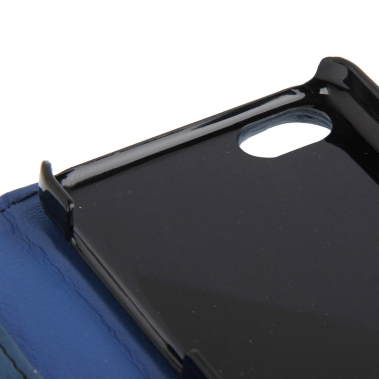 Litchi Texture Leather Case with Credit Card Slots for iPhone 5C