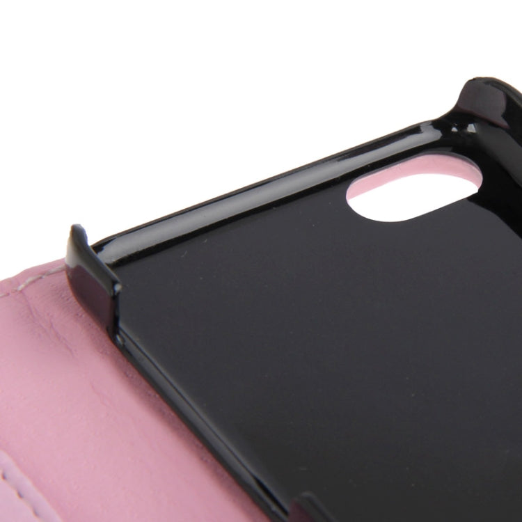 Litchi Texture Leather Case with Credit Card Slots for iPhone 5C