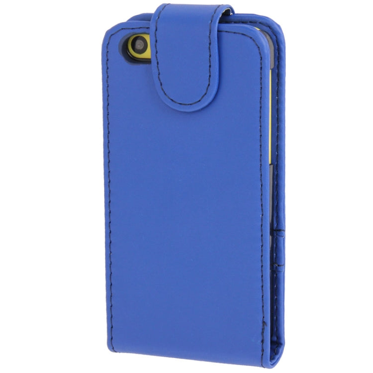 Vertical Flip Leather Case with Credit Card Slots for iPhone 5C