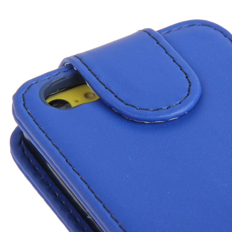 Vertical Flip Leather Case with Credit Card Slots for iPhone 5C