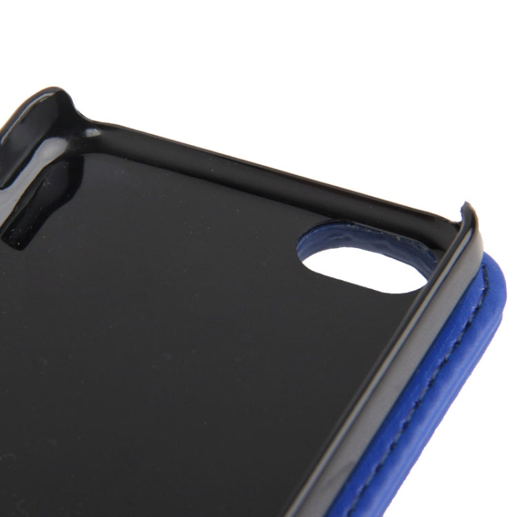 Vertical Flip Leather Case with Credit Card Slots for iPhone 5C