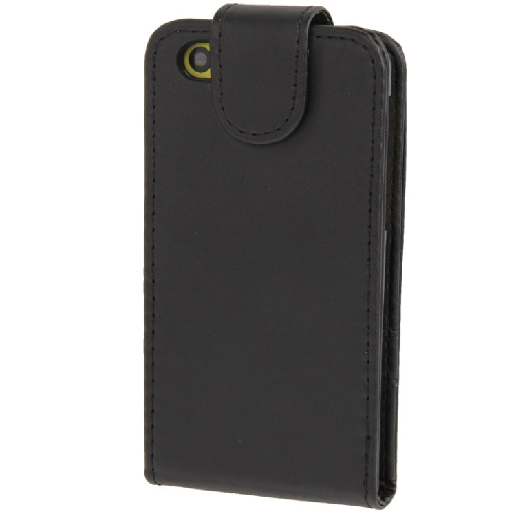 Vertical Flip Leather Case with Credit Card Slots for iPhone 5C
