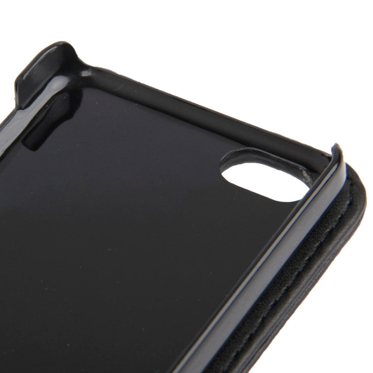 Vertical Flip Leather Case with Credit Card Slots for iPhone 5C