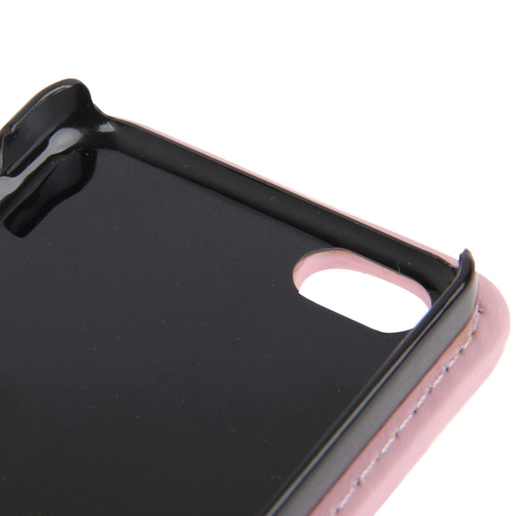 Vertical Flip Leather Case with Credit Card Slots for iPhone 5C