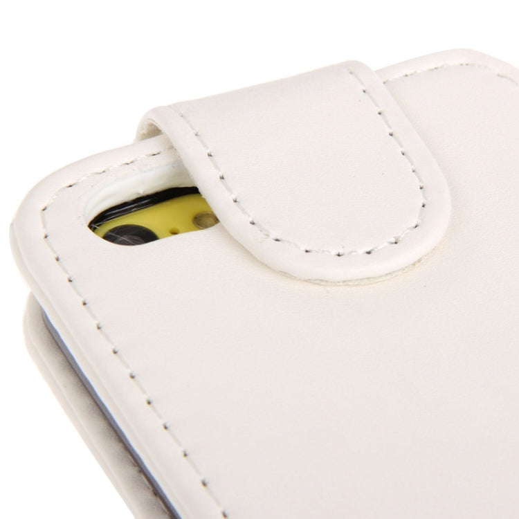 Vertical Flip Leather Case with Credit Card Slots for iPhone 5C