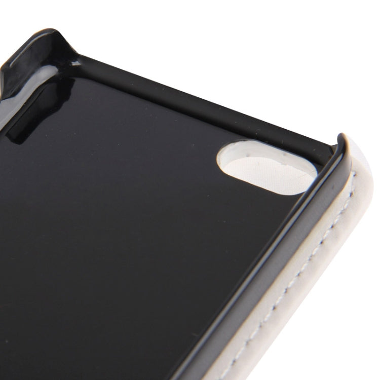 Vertical Flip Leather Case with Credit Card Slots for iPhone 5C