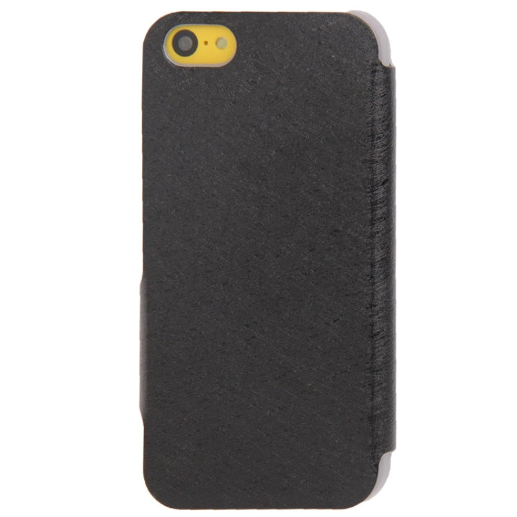 Hairline Texture Leather Case with Credit Card Slots & Holder for iPhone 5C