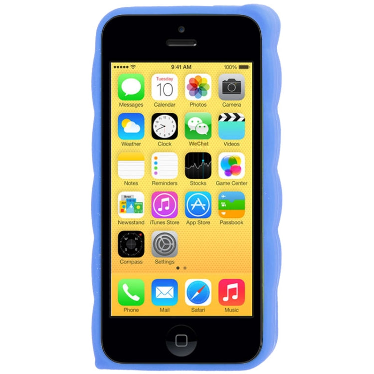 Colorful Stripe Pattern  Silicone Case for iPhone 5C