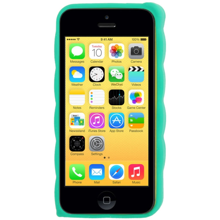 Colorful Stripe Pattern  Silicone Case for iPhone 5C