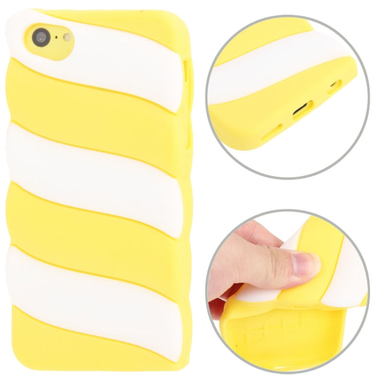 Colorful Stripe Pattern  Silicone Case for iPhone 5C