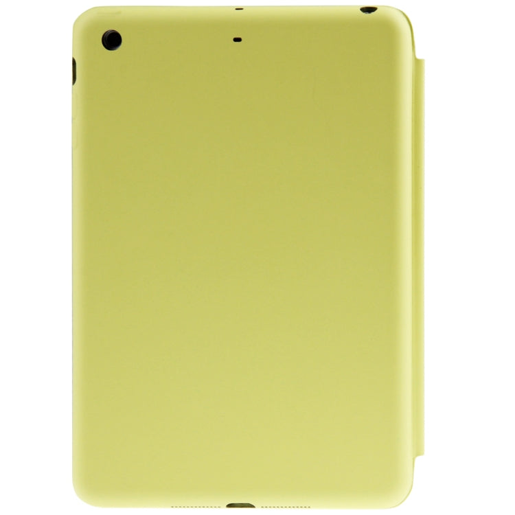 3-folding Naturally Treated Leather Smart Case with Sleep / Wake-up Function & Holder for iPad Air