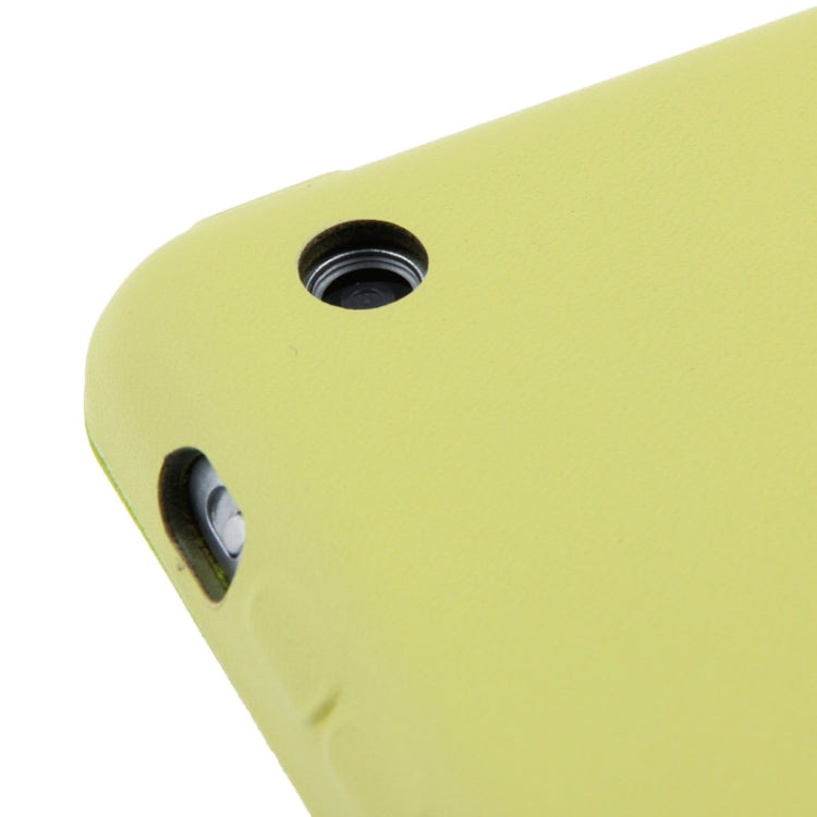 3-folding Naturally Treated Leather Smart Case with Sleep / Wake-up Function & Holder for iPad Air