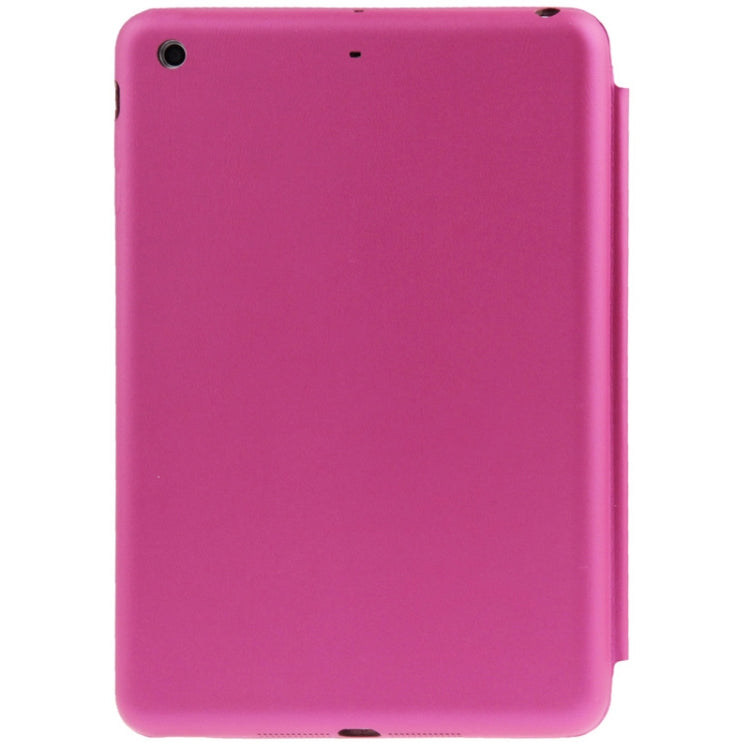 3-folding Naturally Treated Leather Smart Case with Sleep / Wake-up Function & Holder for iPad Air