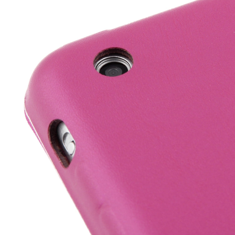 3-folding Naturally Treated Leather Smart Case with Sleep / Wake-up Function & Holder for iPad Air