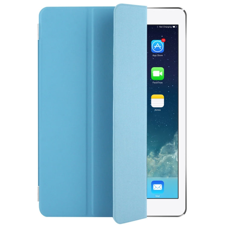 Single Side 3-Folding Polyurethane Smart Cover for iPad Air / iPad Air 2