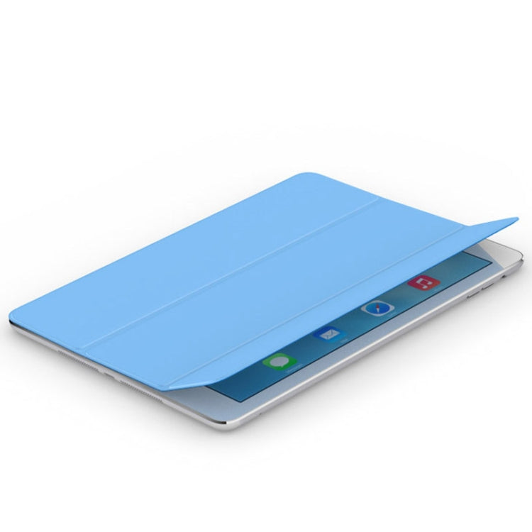 Single Side 3-Folding Polyurethane Smart Cover for iPad Air / iPad Air 2