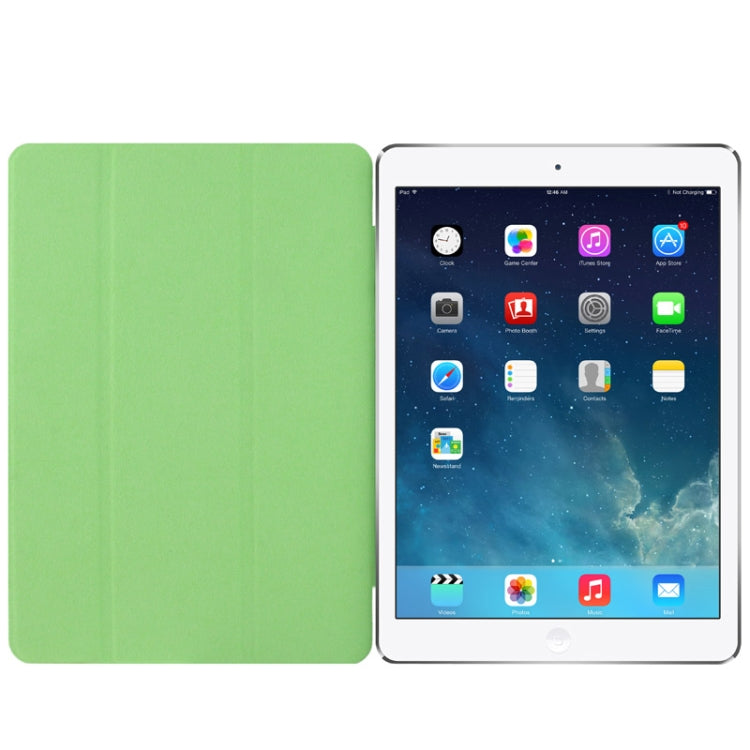 Single Side 3-Folding Polyurethane Smart Cover for iPad Air / iPad Air 2